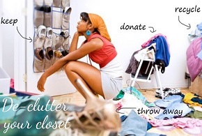 De-clutter your closet
