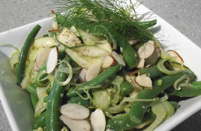 Courgette and Bean Salad